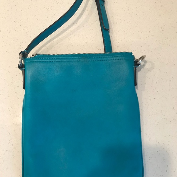 Coach Turquoise Crossbody Purse - Picture 2 of 2